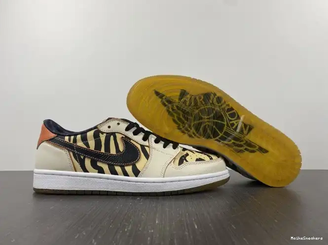MaikeSneakers Tiger DH6932-100 Year the of OG Air Jordan 1 Low 0524